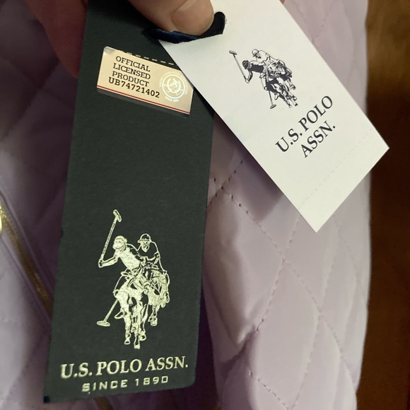 Was💲50! 💖US Polo Assn. lavender puffer jacket - Picture 9 of 16